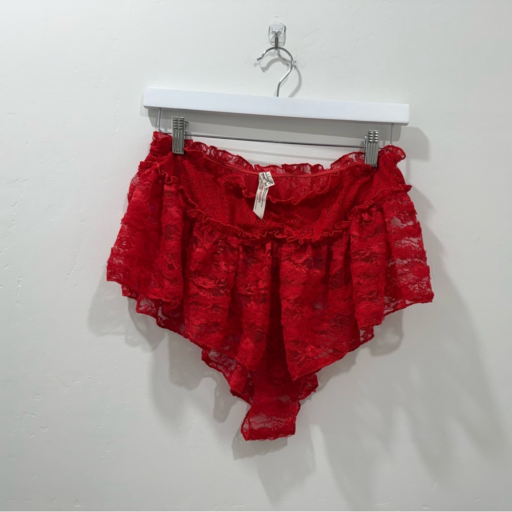 NWOT Free People Intimately House Party Micro Lace Shortie Sz Large